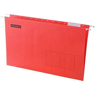 Подвесная папка OfficeSpace Foolscap (365*240мм), красная (арт. 296363)