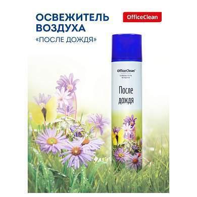 Освежитель воздуха аэрозольный OfficeClean "После дождя", 300мл (арт. 248828)