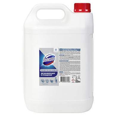 Чистящее средство 5 л DOMESTOS с антивирусным и отбеливающим эффектом "Свежесть Атлантики", 68404686 (арт. 607178)