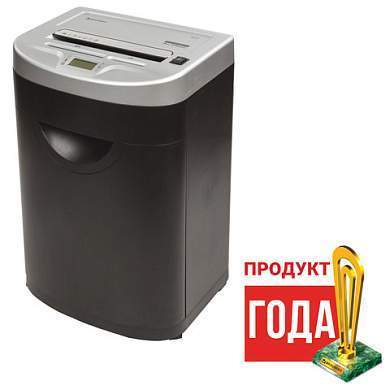 Уничтожитель (шредер) BRAUBERG S22-S, 2 уровень секретности, полоски 4 мм, 22 листа, корзина 34 литра, CD, 531773 (арт. 531773)