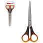 Ножницы STAFF Basic 160 мм, ручки под янтарь, ПВХ чехол с европодвесом, 236937 (арт. 236937)