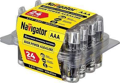 Элемент питания Navigator Новый Стандарт Lr03/286 Box24 (24!) 94787 (арт. 640519)