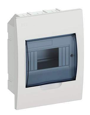 IEK бокс (корпус) пластик ЩРВ-П-6 модулей встраиваемый  IP41 MKP12-V-06-40-20 (арт. 516547)