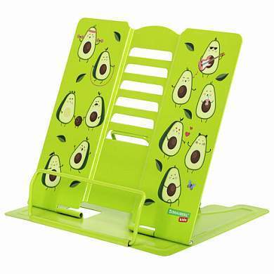 Подставка для книг и учебников BRAUBERG KIDS "Avocado", регулируемый угол наклона, металл, 238052 (арт. 238052)