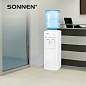 Кулер для воды SONNEN FSE-02W, напольный, НАГРЕВ/ОХЛАЖДЕНИЕ ЭЛЕКТРОННОЕ, 2 крана, белый, 456172 (арт. 456172)