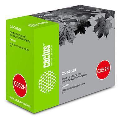 Картридж лазерный CACTUS (CS-C052H) для Canon MF421/426/428/429/LBP 212/214/215, ресурс 9200 страниц (арт. 363676)