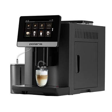 Кофемашина POLARIS PACM 2080AC WiFi IQ Home, 1500 Вт, объем 1,8 л, автокапучинатор, графитовая, 62311 (арт. 456725)