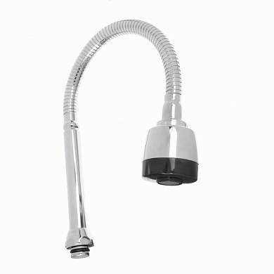 Излив смесителя, для кухни, гибкий, сталь, EPDM, 565-096 (арт. 727971)