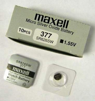 Элемент питания Maxell 377/376 (SR66) SR626SW/G4 BL1 (арт. 14271)
