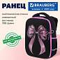 Ранец BRAUBERG LIGHT, 1 отделение, с брелоком, "Стильный бант", 36х26х13 см, 274386 (арт. 274386)
