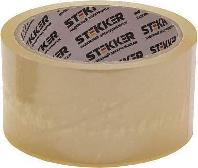 STEKKER скотч упаковочный 48мм x36м прозрачный (ОТГРУЗКА БЛИСТЕРОМ 6 ШТ) INTP1-4836 39139 (арт. 767518)