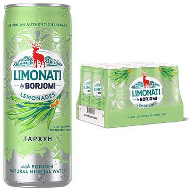 Напиток ГАЗИРОВАННЫЙ BORJOMI "Тархун" 0,33 л, BR000149 (арт. 624943)