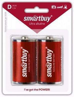 Элемент питания Smartbuy LR20/373 BL2 SBBA-D02B (арт. 526597)