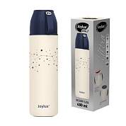 Термос 0,4 л JOYLUX (ДЖОЙЛЮКС) ULTRA, нержавеющая сталь SUS304, крышка/кружка + ремешок, звезды, 700311 (арт. 700311)