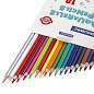 Карандаши цветные акварельные BRAUBERG PREMIUM AQUARELLE, 18 цветов, трехгранные, утолщенный грифель 4 мм, натуральное дерево, 181672 (арт. 181672)