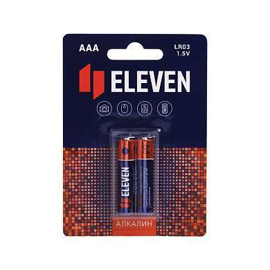 Батарейка Eleven AAA (LR03) алкалиновая, BC2 (арт. 301744)