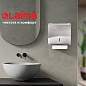 Диспенсер для полотенец LAIMA PROFESSIONAL INOX, (Система H2) Z-сложения, нержавеющая сталь, матовый, 605694 (арт. 605694)