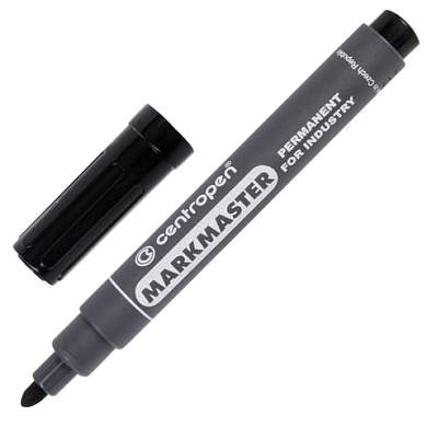 Маркер перманентный для промышленной маркировки ЧЕРНЫЙ CENTROPEN "Marksmaster", 2,5 мм, 8599, 5 8599 0112 (арт. 151137)