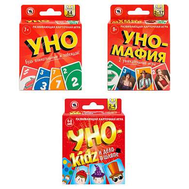 Игра настольная УНО "И ДЕЛО В ШЛЯПЕ", АССОРТИ, РУССКИЙ СТИЛЬ (арт. 667684)