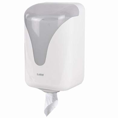 Диспенсер для полотенец с центральной вытяжкой EXTRA LAIMA PROFESSIONAL, (M1/M2), белый, ABS, 607766, 303210 (арт. 607766)