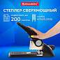 Степлер МОЩНЫЙ №24/6-23/24 BRAUBERG "Heavy duty GT", до 200 листов, черный, 220940 (арт. 220940)