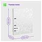 Папка на 2 кольцах Berlingo "DoubleWhite", 24мм, 1000мкм, белая, D-кольца, с внутр. карманом (арт. 352482)