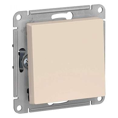 Schneider AtlasDesign мех. перекл. (перекрестн.) СУ 1 кл. беж. (пласт. осн.) ATN000271 (арт. 662406)