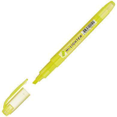 Текстовыделитель Crown "Multi Hi-Lighter" желтый, 1-4мм (арт. 207929)
