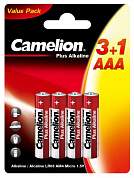 ПРОМО! Элемент питания Camelion Plus Alkaline LR03/286 BL3+1 (арт. 950111)