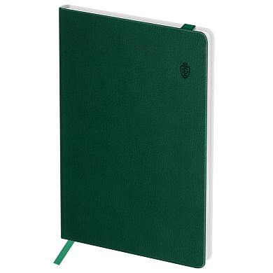 Записная книжка А6 80л. ЛАЙТ, кожзам, Greenwich Line "Classic. Olive", с резинкой, фактурное тиснение, блок в клетку (арт. 370585)