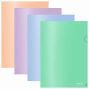 Папка-уголок ERICH KRAUSE "Matt Pastel Bloom", ассорти, 0,18 мм, 61133 (арт. 272919)